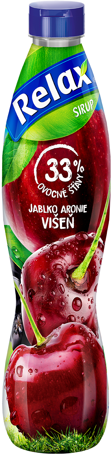 33% jablko – aronie – višňa - 700 ml / PET láhev