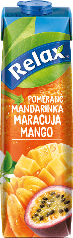 Pomeranč – mandarinka – maracuja – mango - 1000 ml Karton