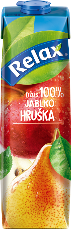 100% Jablko – hruška - 1000 ml Karton