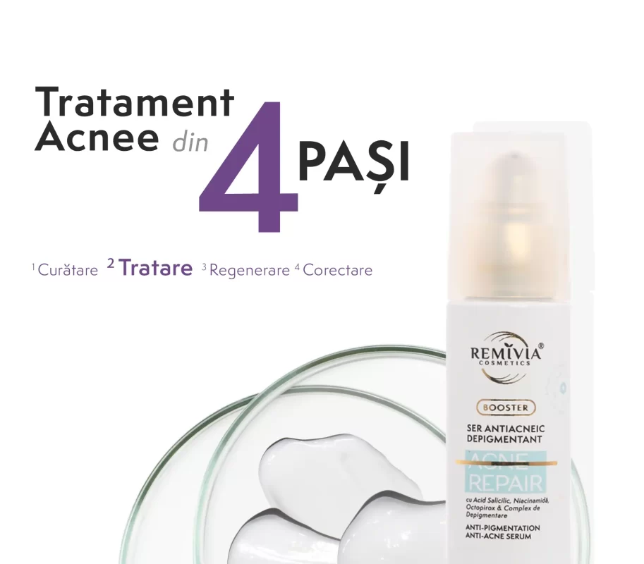 Ser antiacnee cu acid salicilic Remivia Cosmetics