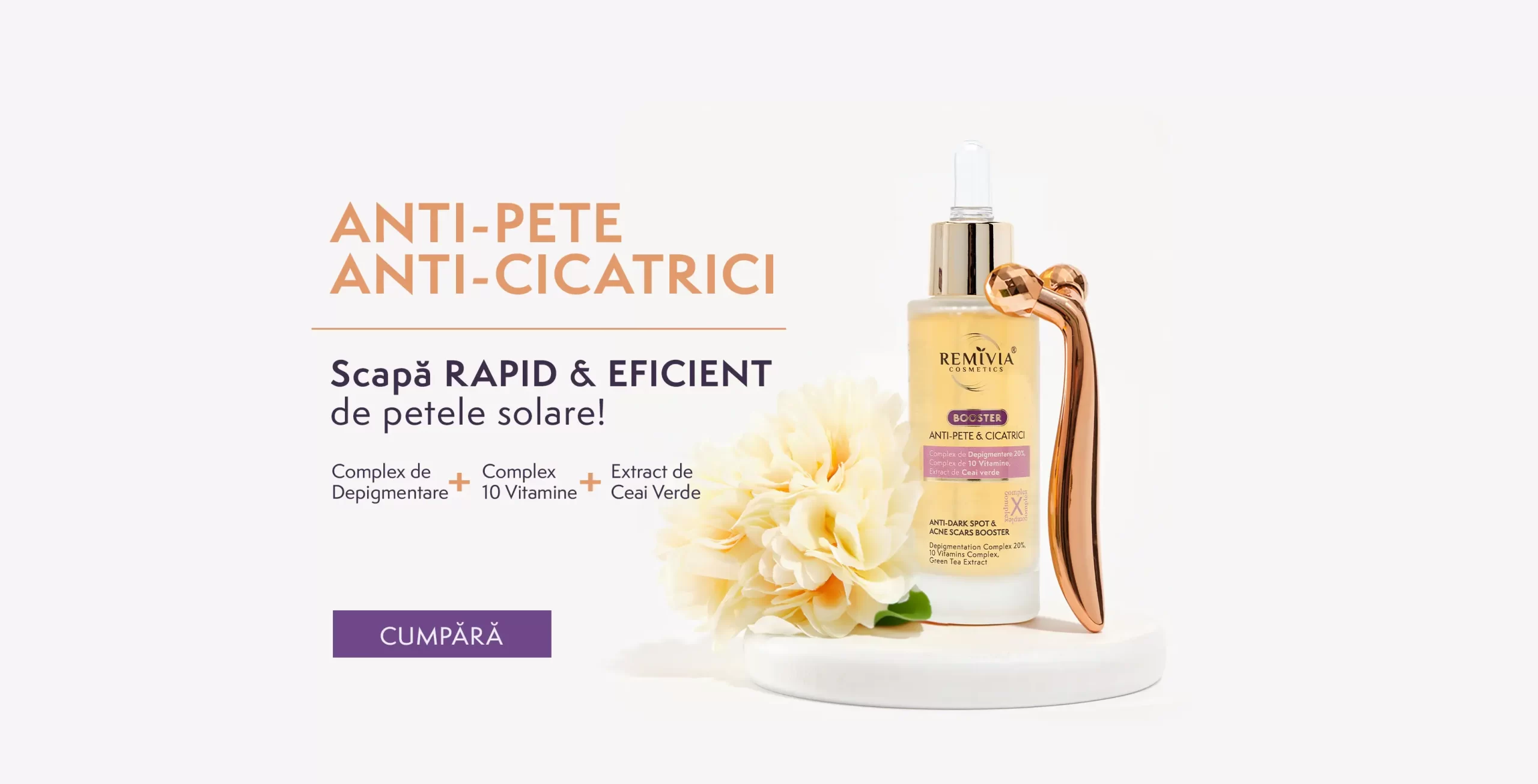Ser anti-pete si cicatrici Remivia Cosmetics