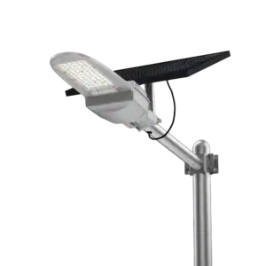 all in two solar street light with integrated solar panel for municipal road lighting