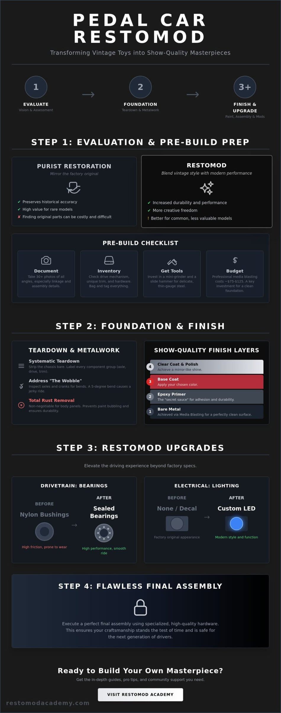 Restoring a Pedal Car: The Ultimate Restomod Guide to Vintage Ride-Ons