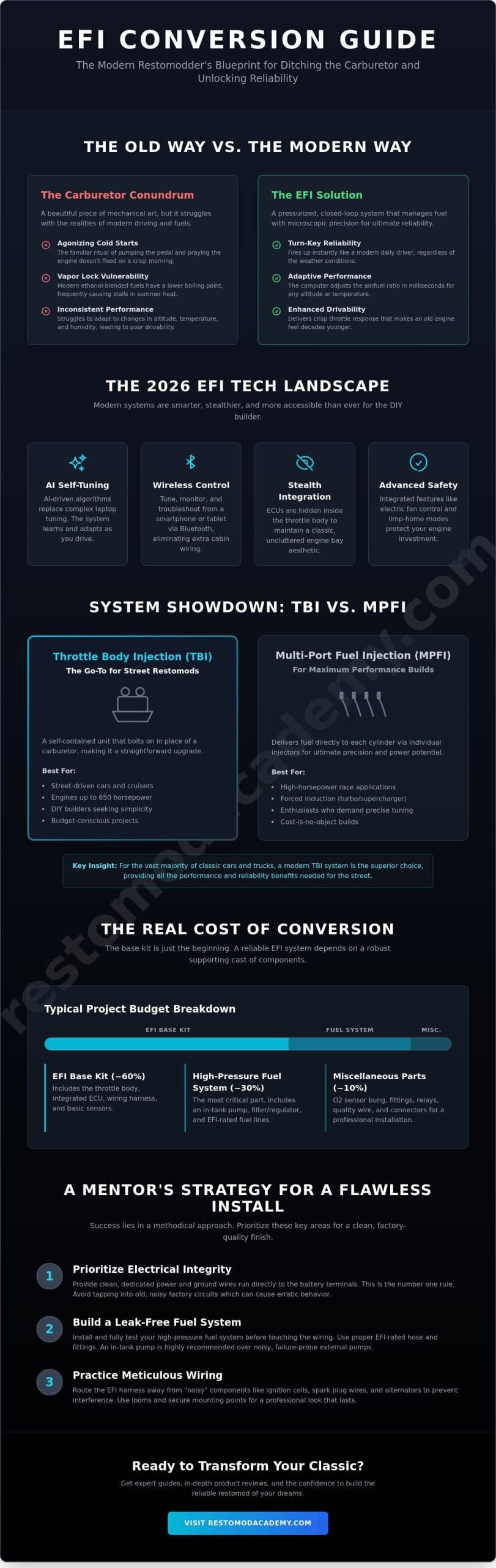 Best Aftermarket EFI for Classic Cars: The 2026 Restomodder’s Guide