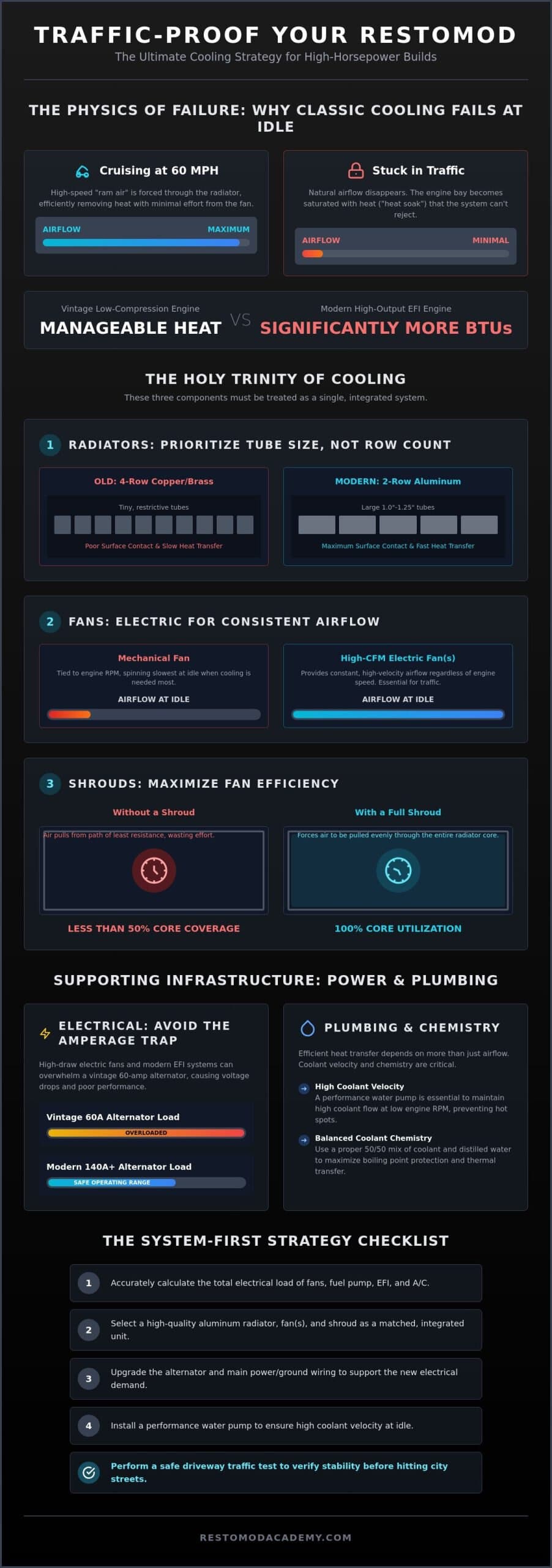 Keeping a Restomod Cool in Traffic: The Ultimate Thermal Management Guide