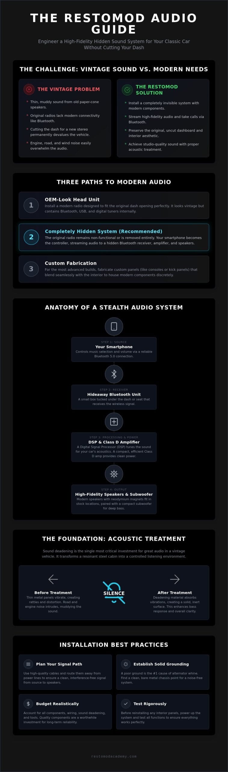 The Ultimate Guide to a Classic Car Audio System: Modern Sound, Vintage Style