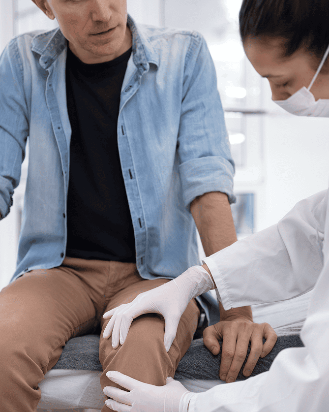 doctor performing routine medical checkup 1 1 1