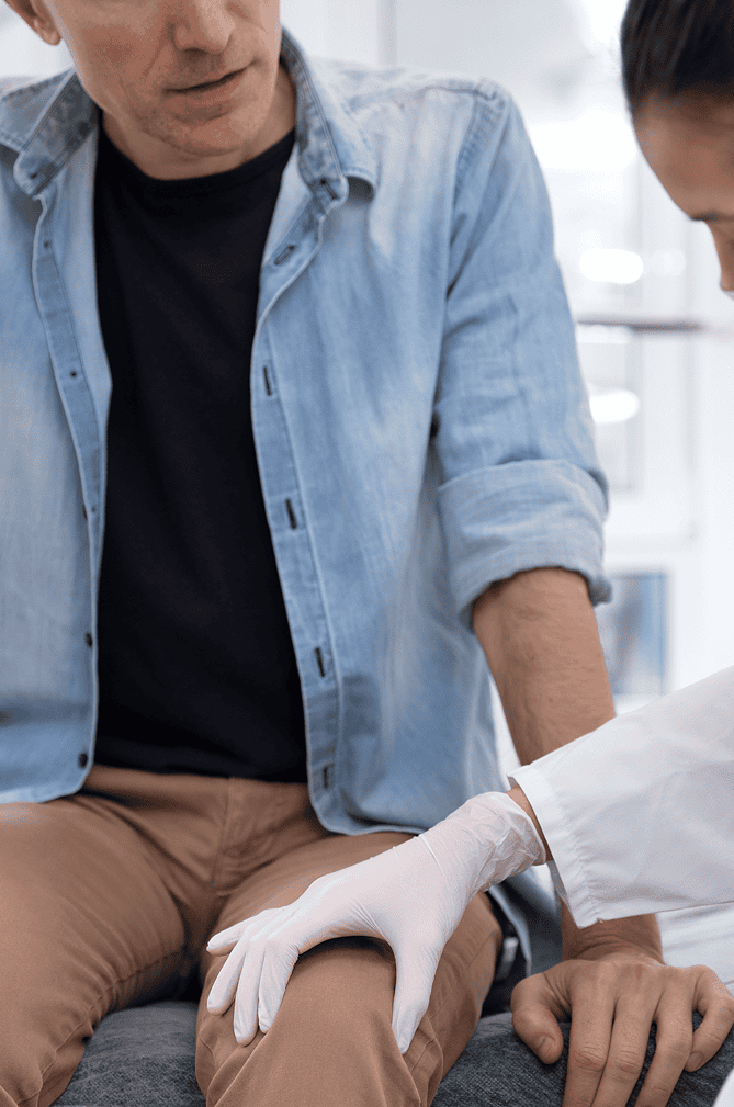 doctor performing routine medical checkup 1 1 2