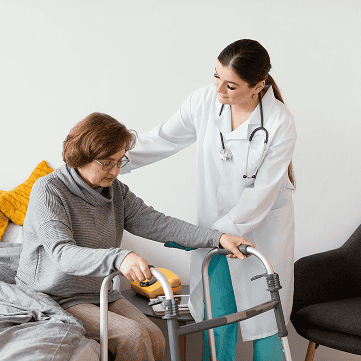 medium shot doctor checking patient 2