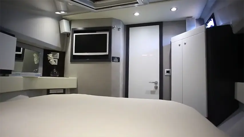 Explosion Marine X44 Rigid Inflatable Boat in Action lower deck @ RIBs ONLY - Home of the Rigid Inflatable Boat