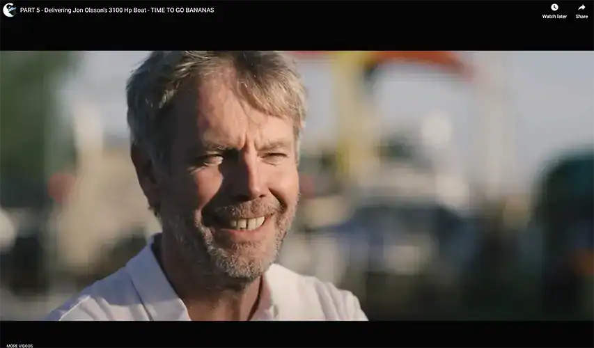 Nico Bertels the man to get you go bananas @ RIBs ONLY - Home of the Rigid Inflatable Home