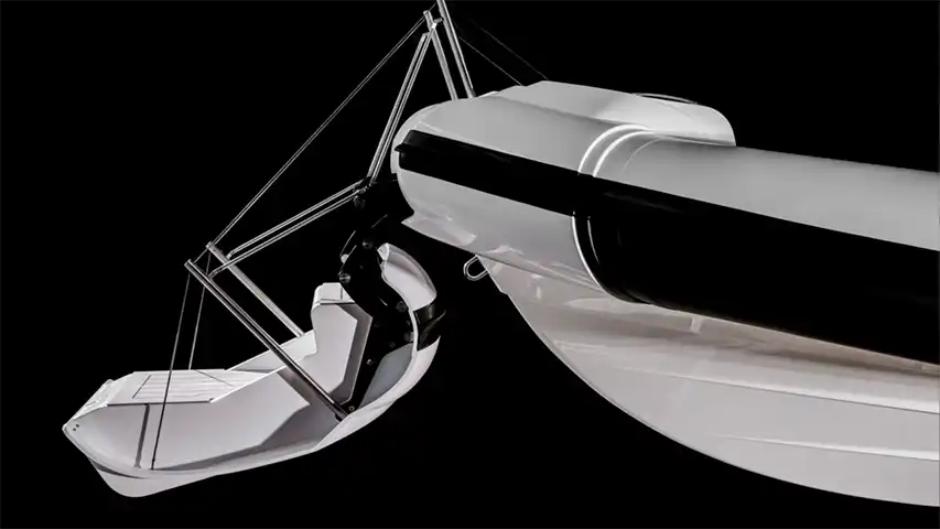 Ribeye 9.8 m boarding ladder @ RIBs ONLY - Home of the Rigid Inflatable Boat