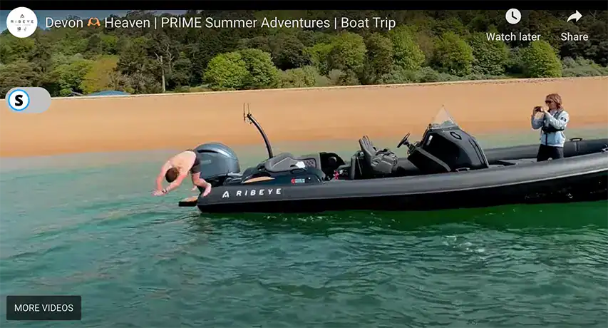 To Blackpool Sands Devon RIB Trip @ RIBs ONLY - Home of the Rigid Inflatable Boat
