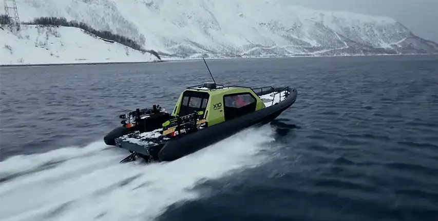 Goldfish X10 Coastal Rambling Part 5 Ski and Sail @ RIBs ONLY - Home of the Rigid Inflatable Boat