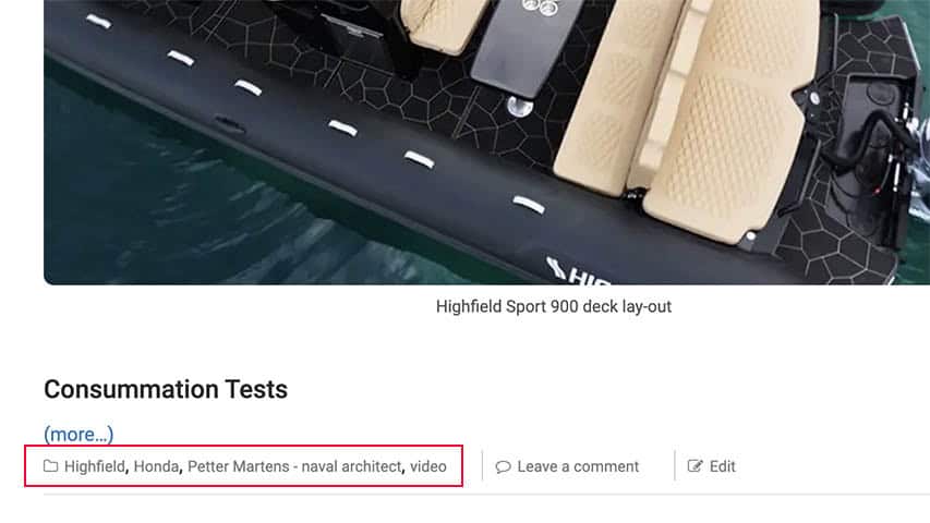 Why I Use Tags Below my Posts @ RIBs ONLY - Home of the Rigid Inflatable Boat
