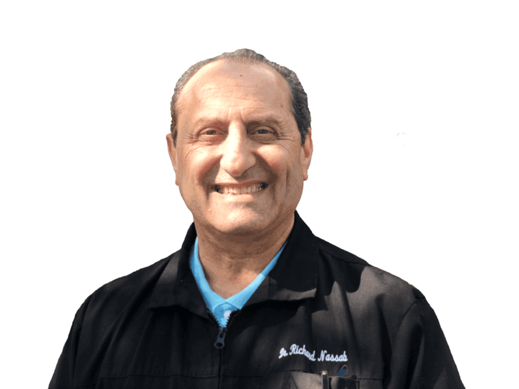 Experienced Dublin Gonstead Chiropractor Dr. Richard Nassab smiling in a professional portrait.