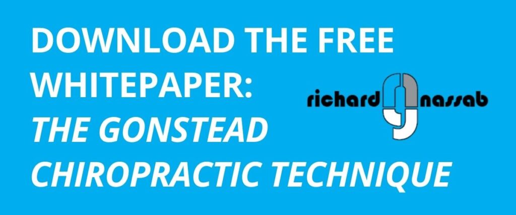 Download free whitepaper on Gonstead chiropractic technique by Dr. Richard Nassab, Dublin holistic chiropractor.