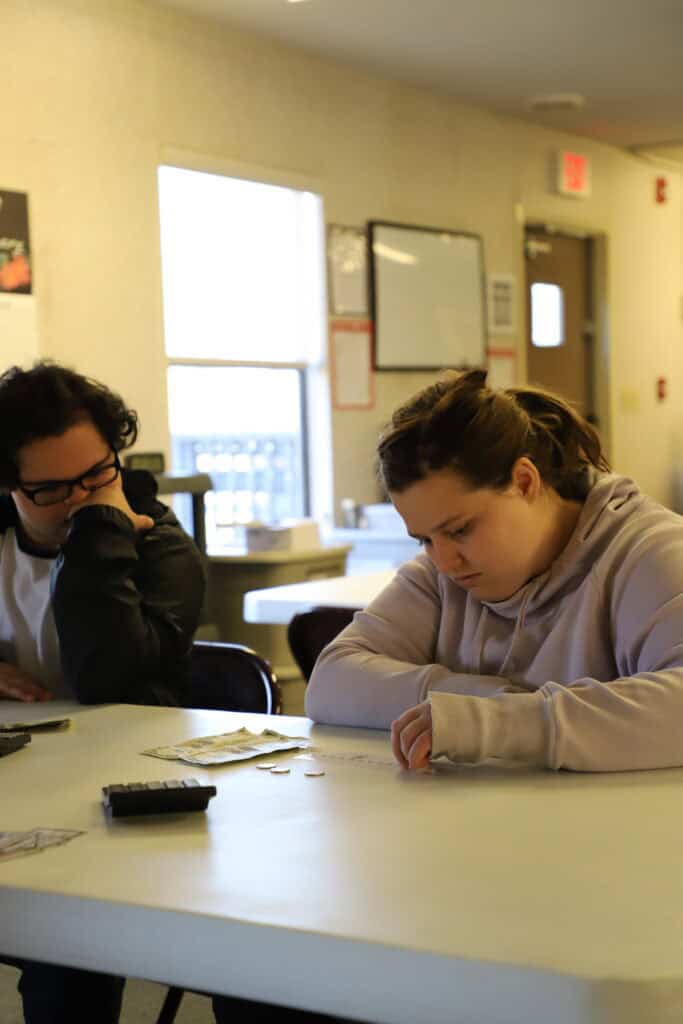 Next Steps Training Program & Riverside Coffee 5 Students in classroom