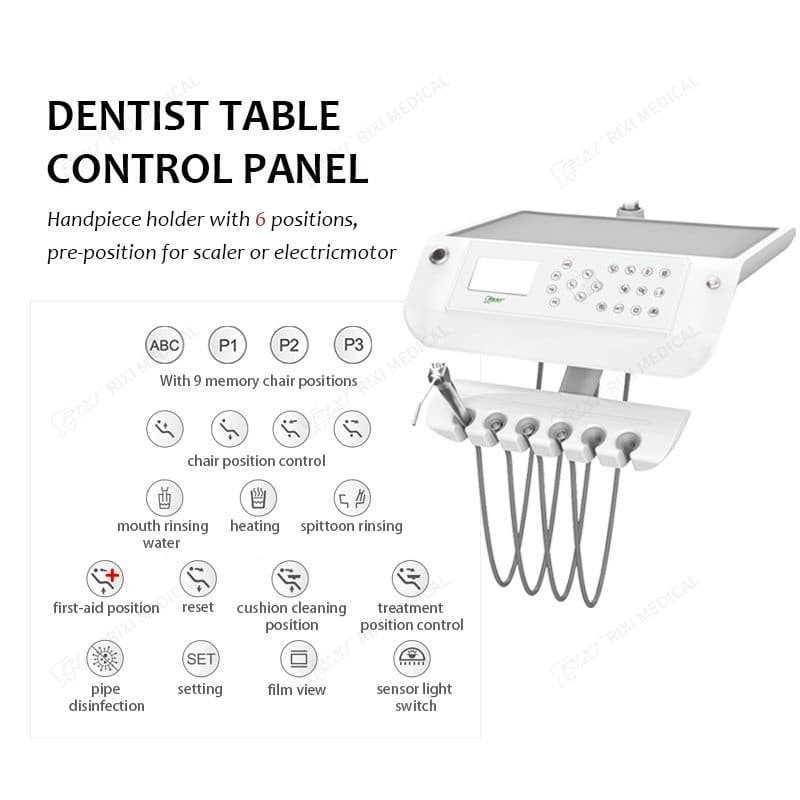 牙科治疗设备控制面板，高清显示屏，便于微调多功能Dental控制系统.