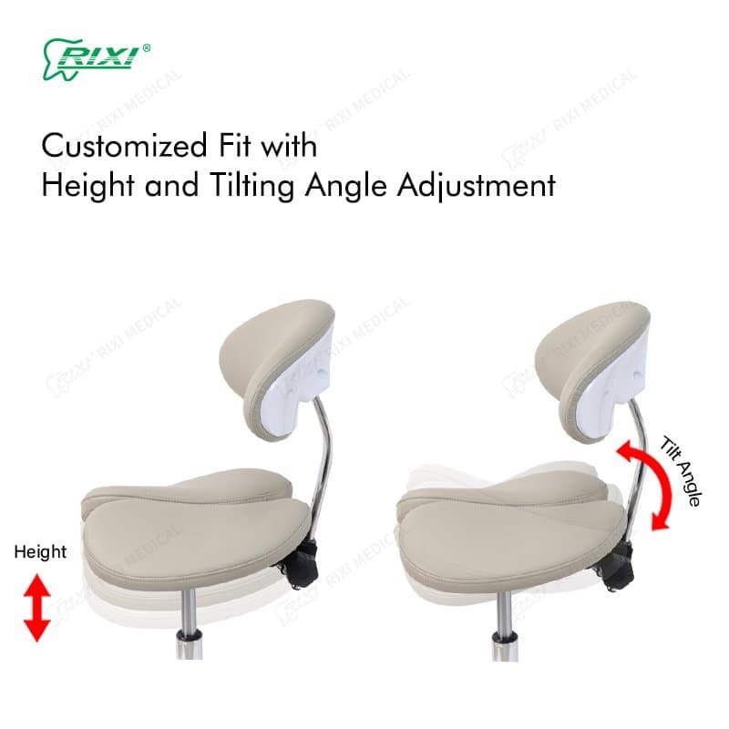 升高调节医用椅子，带倾斜角度调节功能，提升患者舒适度和医疗操作灵活性.