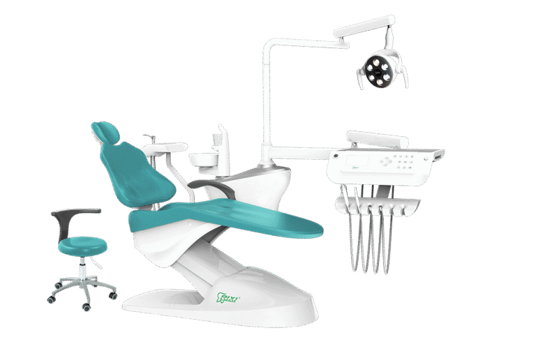 高端牙科治疗椅配备多功能设备，适用于牙科诊所和医疗机构。.
