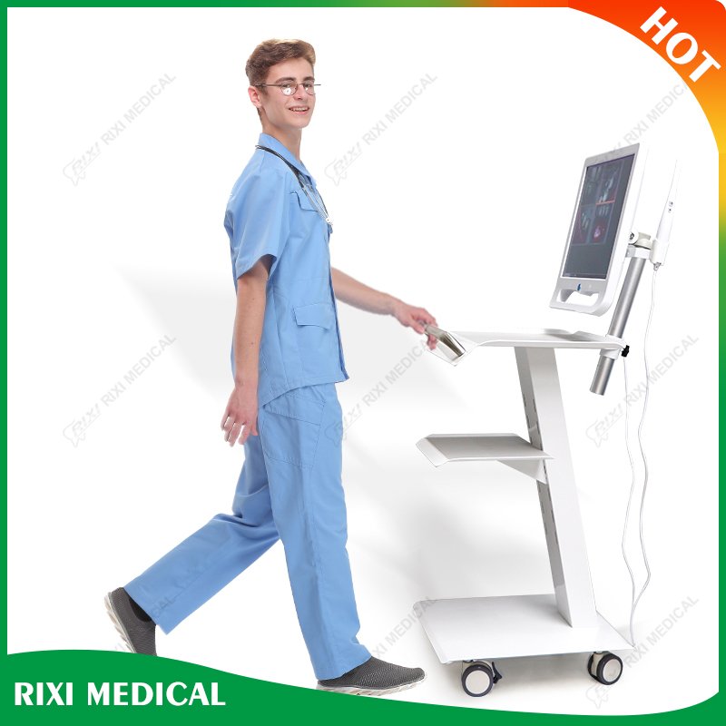 便携式医疗设备，医疗护理使用的移动显示屏，适合医院诊断和监测，支持多功能操作.