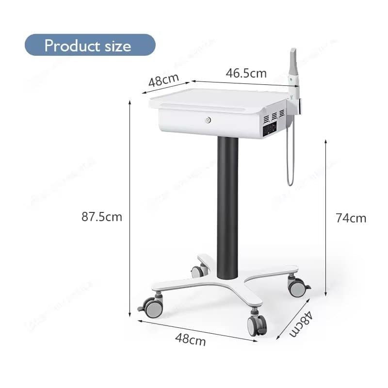 高频电子治疗仪，医疗设备，适用于康复治疗，移动便捷，配有多功能操作界面.
