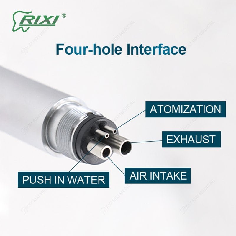 四孔接口医疗设备,用于空气吸入和排气,确保医疗操作安全高效。.