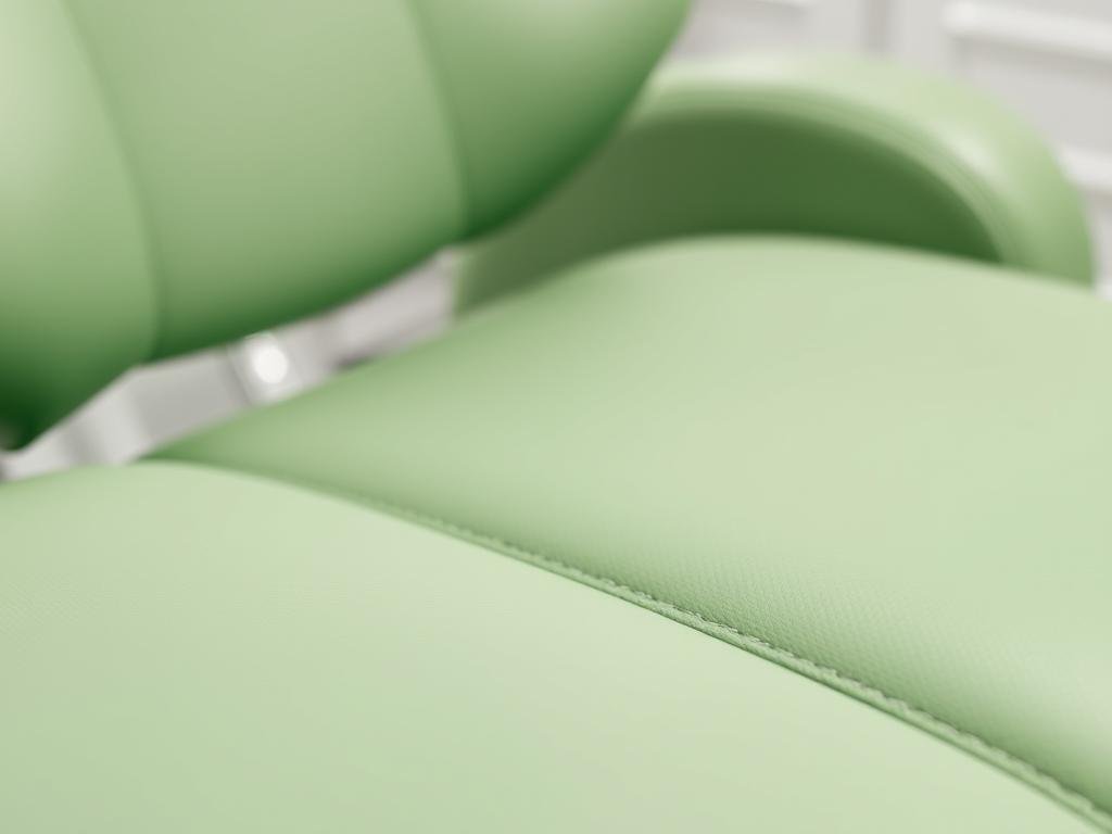 Dental chair with advanced upholstery options