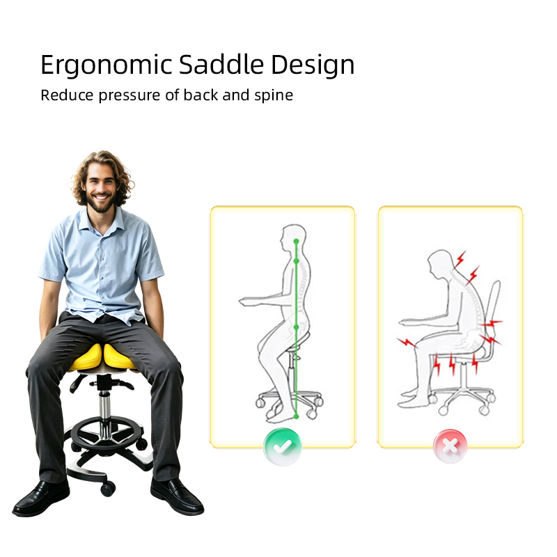 split saddle dental stool main image 6