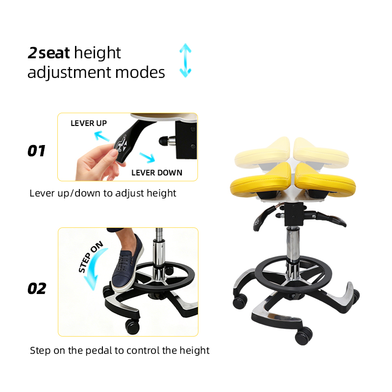 split saddle dental stool main image 7