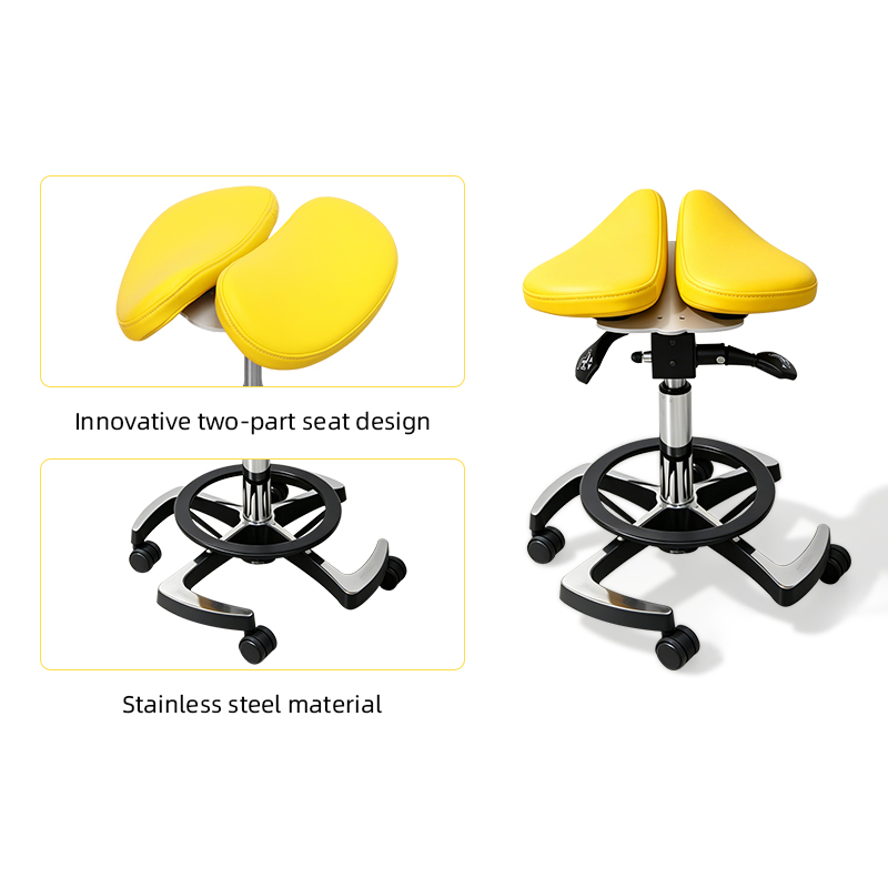 split saddle dental stool main image 8