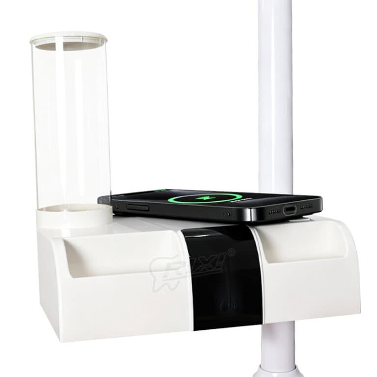 Dental Chair Tissue Box Organizer with Cup Holder and Wireless Charging main image 1