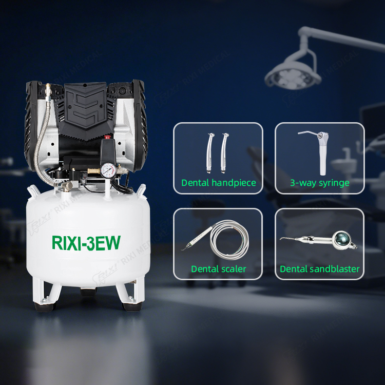 dental oil free air compressor main image 6