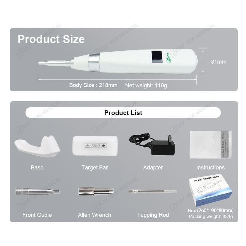 Digital Dental Implant Stability Meter for Osseointegration Analysis main image 12