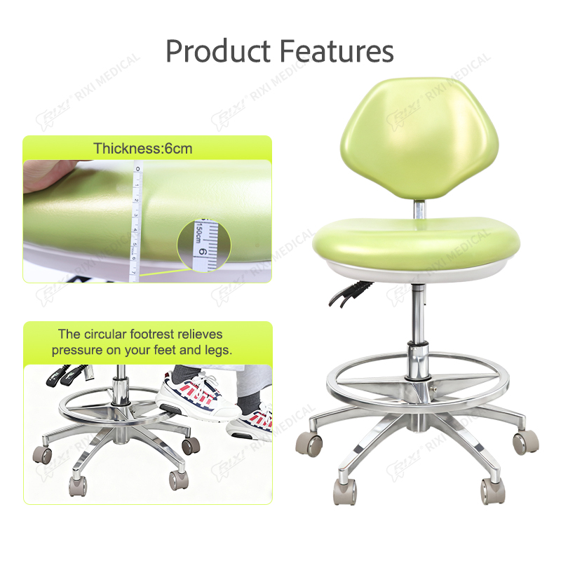 dental stool with foot ring main image 3