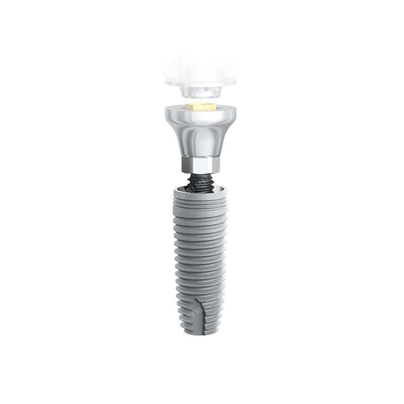 Titanium Dental Implant Fixture with Threaded Root Form main image 4