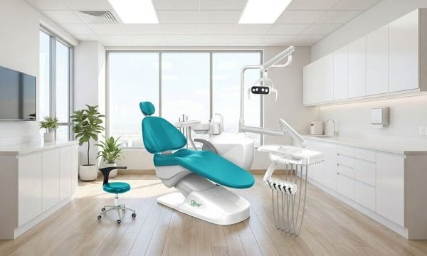 Advanced Dental Chair Unit with LED light and ergonomic design