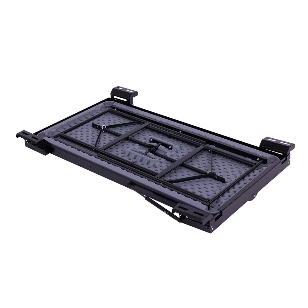 Heavy-duty stainless steel canopy for commercial outdoor use with adjustable support arm and weather-resistant design. Ideal for shop entrances and patio coverings.