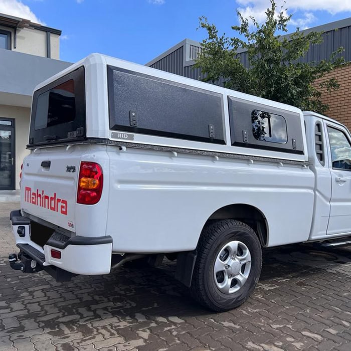 Custom stainless steel canopies for trucks and vehicles, durable and sleek RLD Design quality.