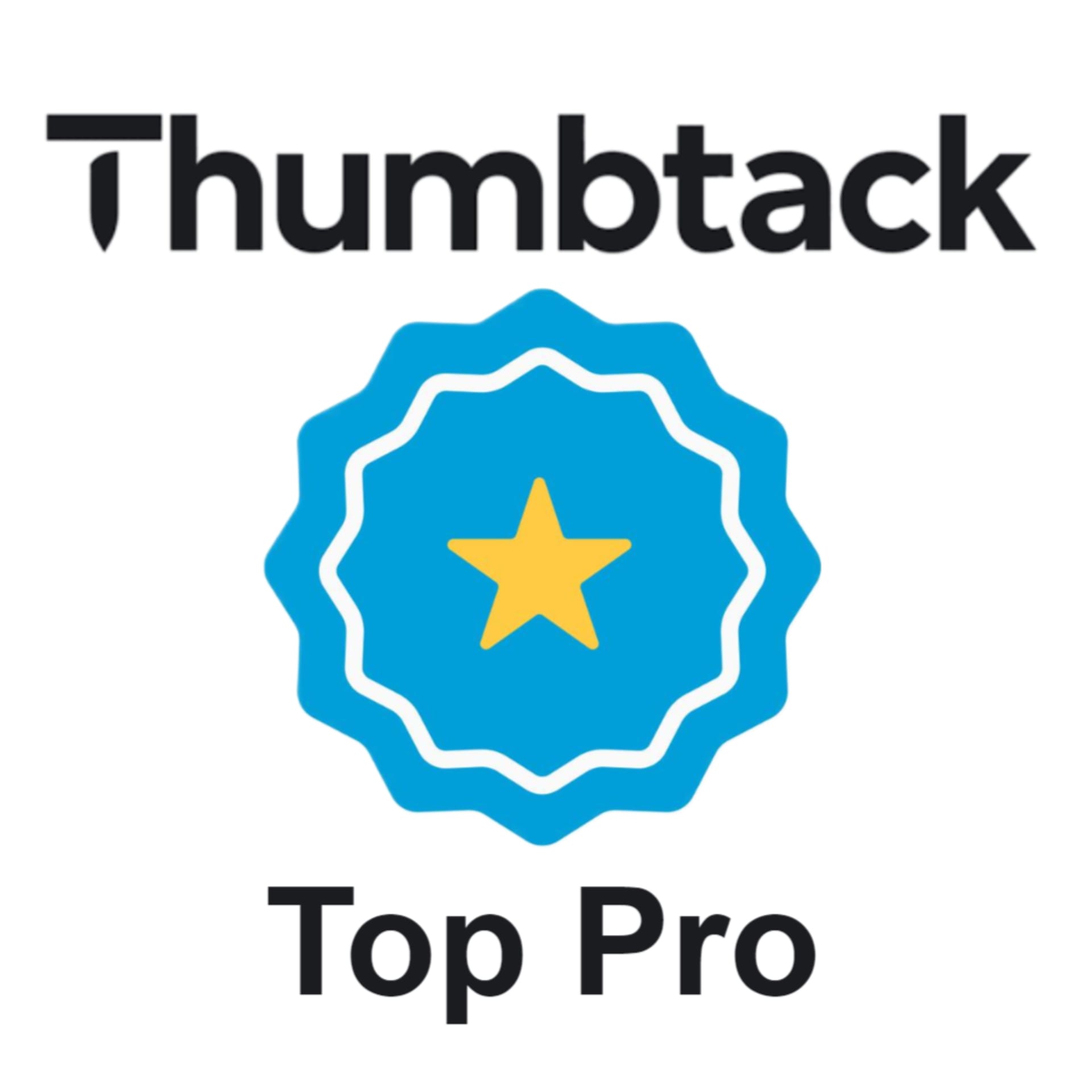 Thumbtack Top Pro badge awarded to Road Home Exteriors