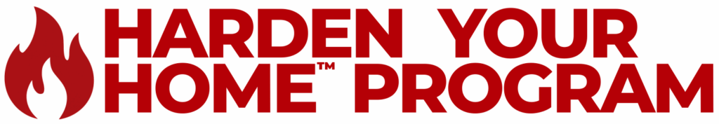 Harden Your Home™ Program logo for wildfire resilient home upgrades