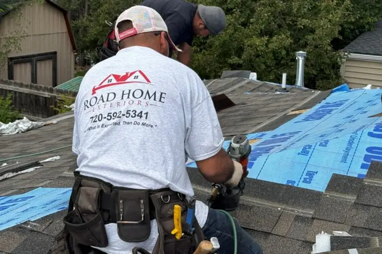 Roof replacement installation on a Colorado home by Road Home Exteriors