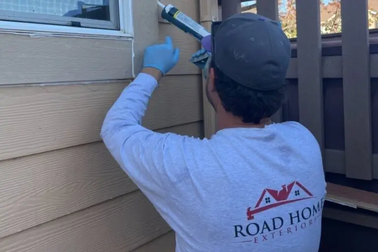 Roof and siding repair services for hail and storm damage on a Colorado home