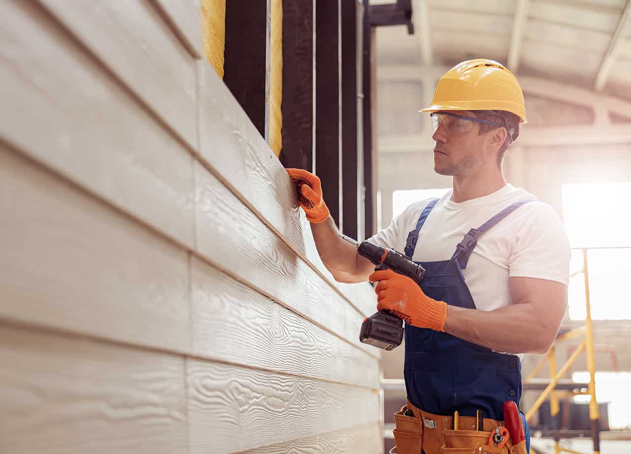 siding repairs Milford OH _ Cincinnati OH Image of one of our siding contractors in Cincinnati OH. Contact our team at Roofing for Troops for all siding repairs in the Milford OH & Cincinnati OH area.