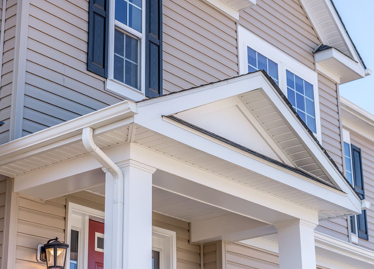 vinyl siding installation contractors Image of a home with vinyl siding. Roofing for Troops are vinyl siding experts servicing the Milford OH and Cincinnati OH areas.