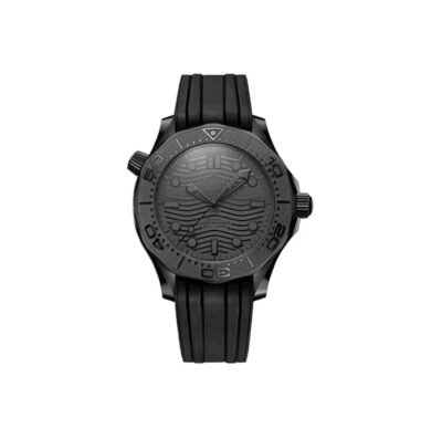 OMEGA Seamaster Diver 300M 'Black Warrior' Ceramic 43.5mm Black Dial Rubber Strap