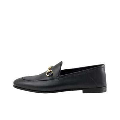 Gucci Horsebit Leather Loafers Unisex Black