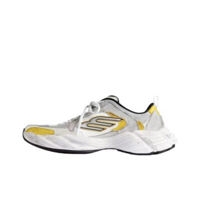 Balenciaga Monday Round-Toe Lace-Up Low-Top Sneakers for Men