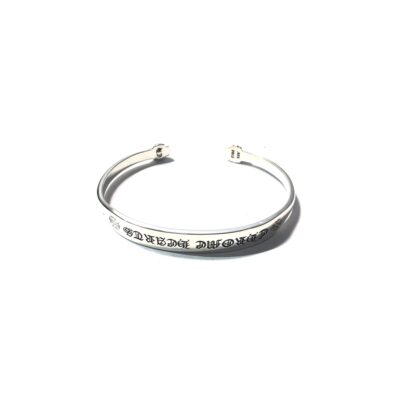 Chrome Hearts Scroll Letter Bracelet